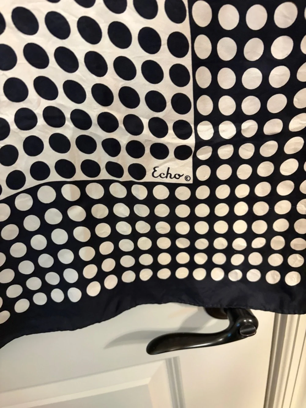 Vintage mid century Echo Silk Scarf
